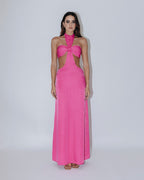 Vestido longo Gaia Pink