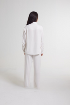 Camisa de linho Capuccino off white
