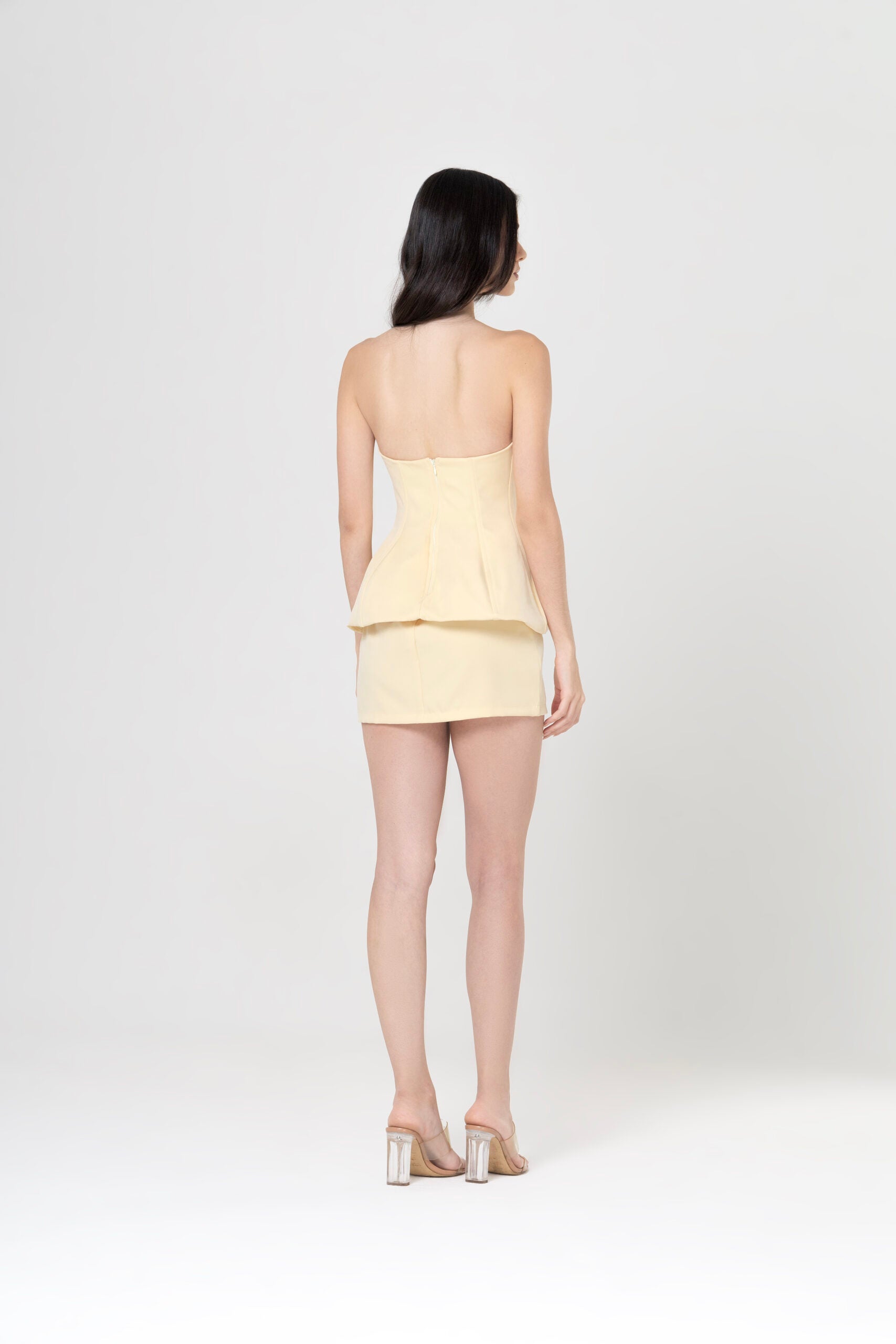 Vestido Serena manteiga
