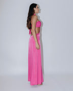 Vestido longo Gaia Pink