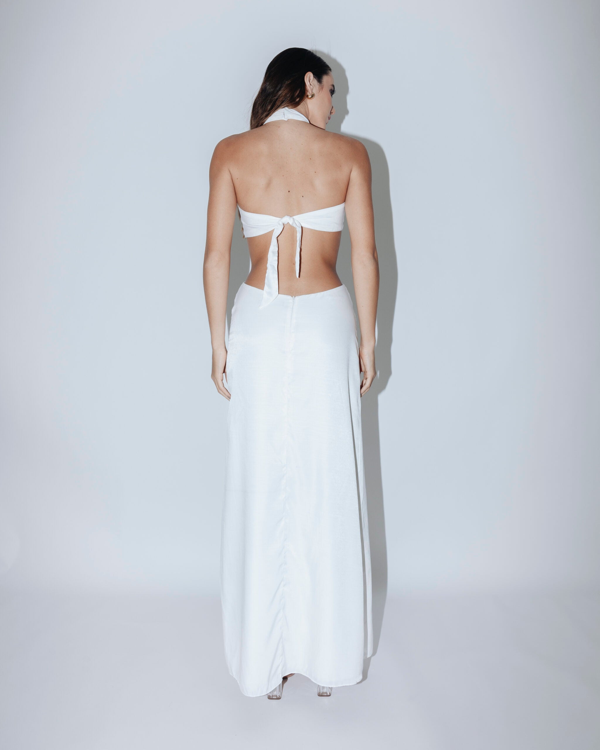 Vestido longo Gaia White
