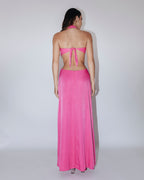 Vestido longo Gaia Pink