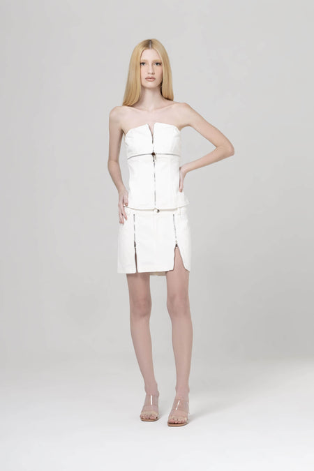 Mini saia Mary off White