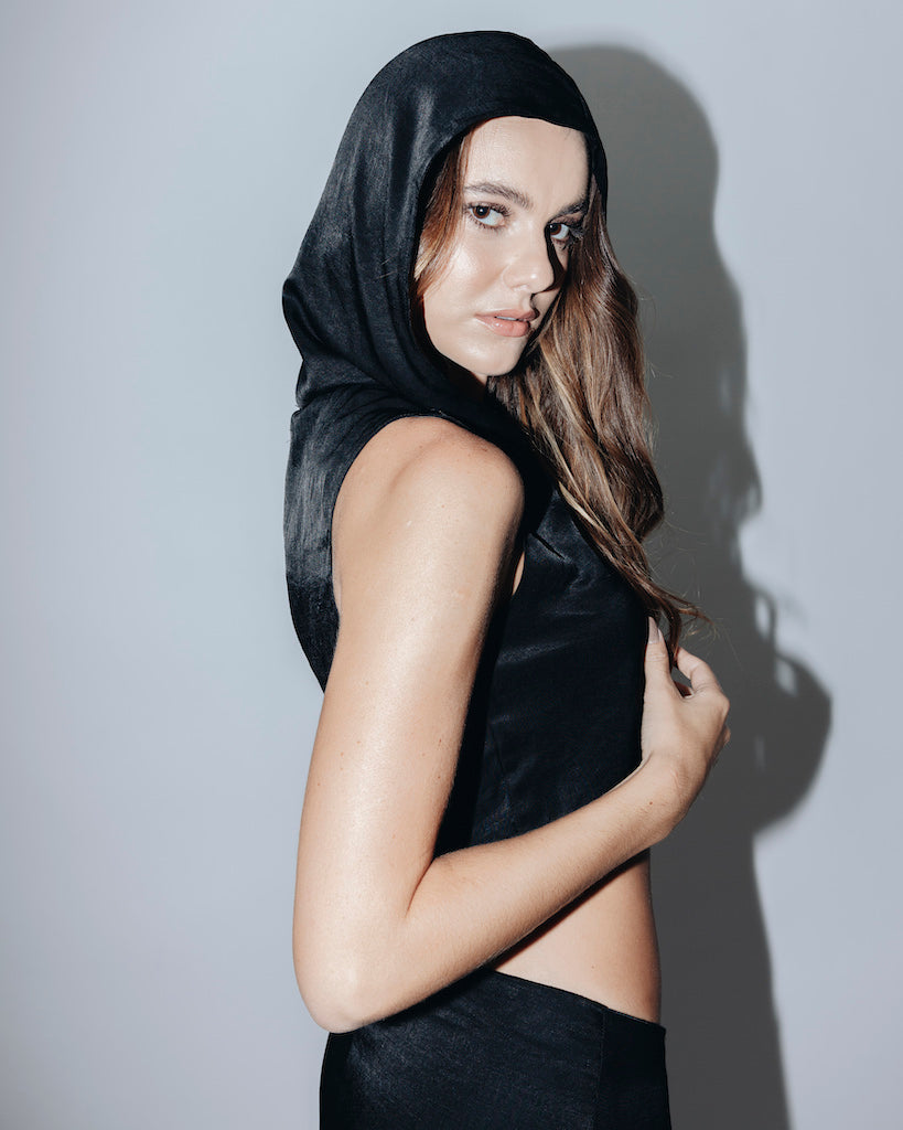 Cropped Francesca black