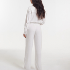 Calça de linho Espresso off white