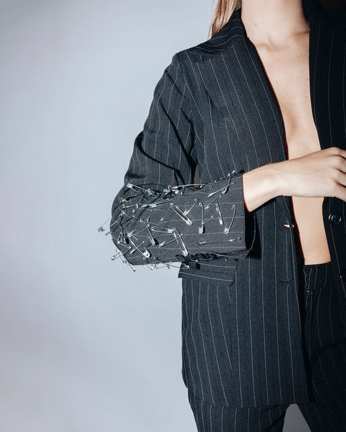 Blazer Chiara alfinetes