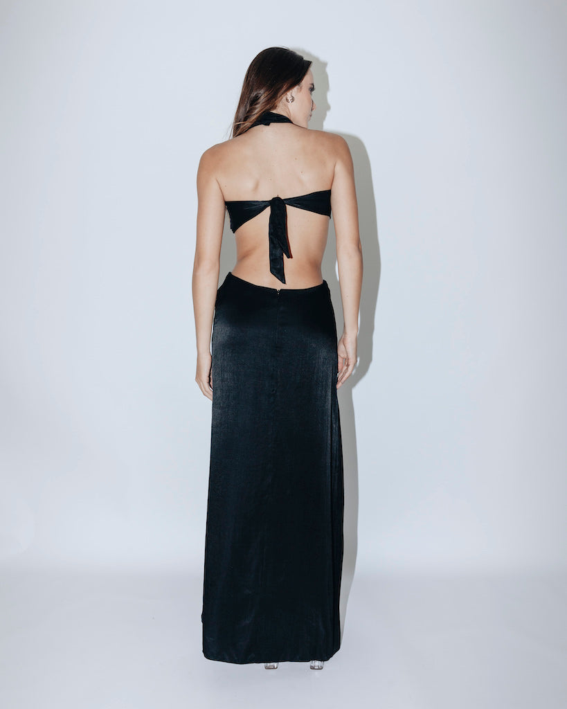 Vestido longo Gaia black