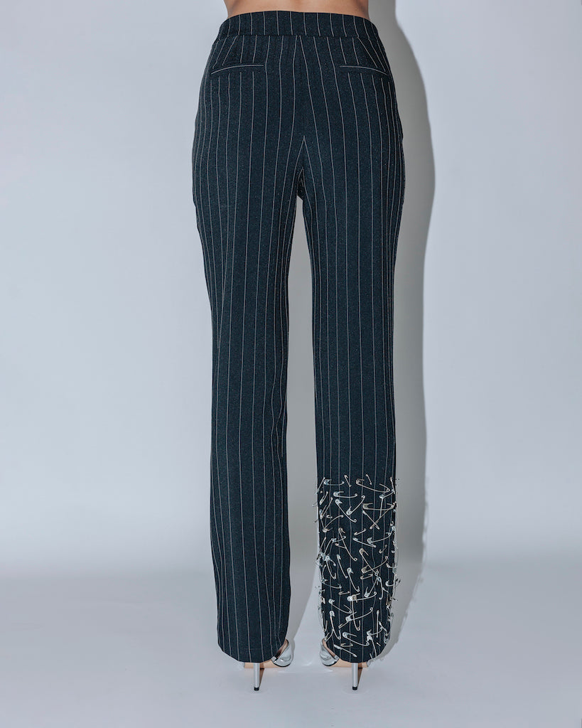 Calça Wanda alfinetes